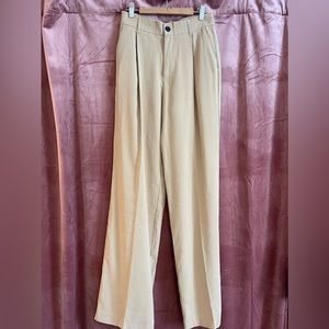 Zara Full Length Pants Trousers, Light Camel